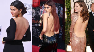 Anne Hathaway, Selena Gomez, And Zendaya Coleman Are Irresistibly Hot In Backless Gowns