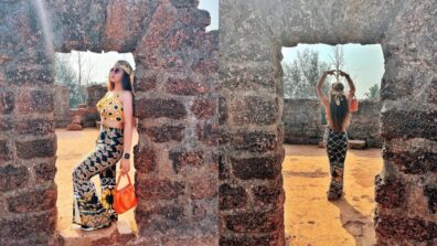 Ashnoor Kaur is ultimate poser queen in backless Bohemian outfit, looks droolworthy at Aguada Fort, Goa