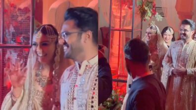 Ishq Sufiyana: Hansika Motwani and fiancé Sohael Khaturiya serve couple goals on pre-wedding night, watch