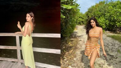 Janhvi Kapoor’s ‘24 hours’ ring for rainbow fun on beach, composes tale in perfect flowy suits