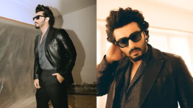 Arjun Kapoor exhibits his range of emotions in an eye-catching all-black outfit