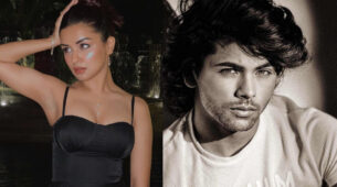 Avneet Kaur is quintessential ‘glam doll’ in sleeveless dress, Siddharth Nigam says, “thoda intense look dena”