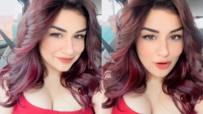 Avneet Kaur is steamy babe in red bodycon adorn, fans in awe