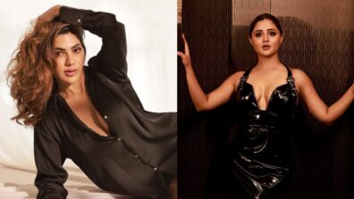 Black beauties: Nikki Tamboli and Rashami Desai elevate their sass quotient in plunging necklines