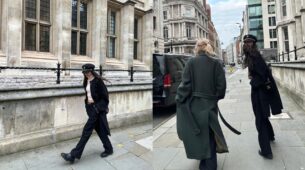 Blackpink Lisa elevates style in all-black co-Ord set, her overcoat steals the show