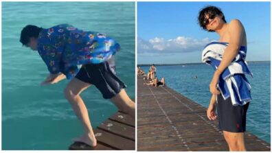 BTS V shows off his pro swimming skills, watch video