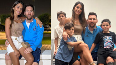 Check family: Antonela Roccuzzo shares a picture with Leo Messi and their children