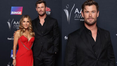 Chris Hemsworth Feels Honoured Receiving AACTA Trailblazer Award In Chic Black Tuxedo