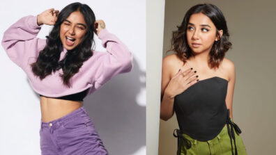 Clues To Style This Weekend Like Prajakta Koli In Preppy Crop Top And High Waist Pants; See Pics