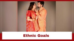 Cute Couple Monalisa And Vikrant Singh Rajpoot Give Us Ethnic Goals