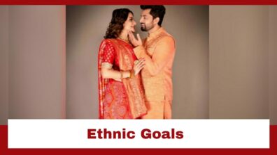 Cute Couple Monalisa And Vikrant Singh Rajpoot Give Us Ethnic Goals