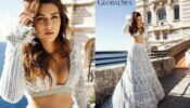 Kriti Sanon is Manish Malhotra’s enigmatic muse in silver feather embellished bridal lehenga