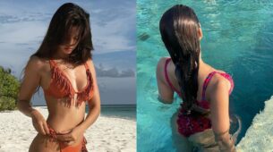 Disha Patani Is A Pool Baby And Looks Hot In A Pink Bikini