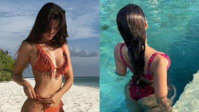 Disha Patani Is A Pool Baby And Looks Hot In A Pink Bikini