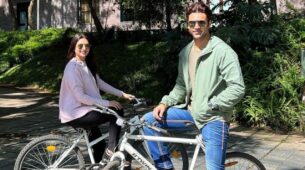 Divyanka Tripathi and Vivek Dahiya’s romantic cycle ride is ‘couple goals’