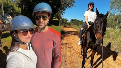 Divyanka Tripathi and Vivek Dahiya’s romantic horse ride is couple goals