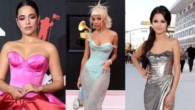 Doja Cat, Selena Gomez To Camila Cabello’s Stunning Metallic Captivating Gowns