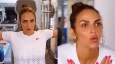 Esha Deol Inspiring Fans With Her Fitness Mantra Doing Dedicated Muscle Workout; Watch