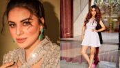 Fashion Battle: Shraddha Arya in golden shimmery ethnic avatar Vs Nia Sharma in lavender backless dress, choose now
