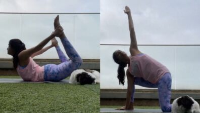 Get your yoga skills on point with Keerthy Suresh