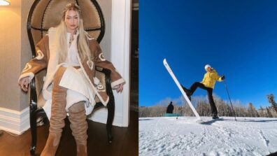 Gigi Hadid dons stylish winter ensembles as she celebrates her weekend in Aspen