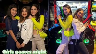 Girl Games Night: Sara Ali Khan gets into grand fun with friends at game parlour, video goes viral