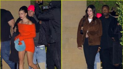 Goals: Justin-Hailey Bieber head out with Kendall Jenner-Justine Skye for cosy dinner date, see pics