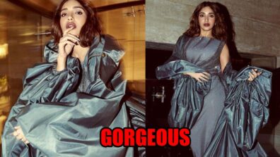 Bhumi Pednekar Raises Heat As She Aces Grey Shimmer Gown Like A Star