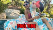 Niti Taylor enjoys pool time, raises heat in ravishing printed pink swimsuit