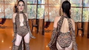 Hotness Alert: Urfi Javed Goes Bold In Leopard Print Monokini