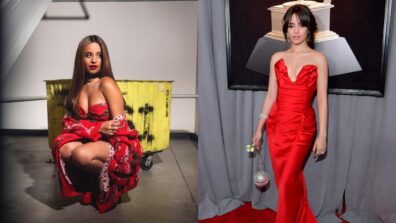 In Photos: Cabello Camila Hot In Red Hue Ensembles