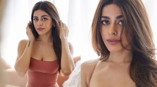 In pics: Alaya F looks gorgeous in an asymmetrical hem midi dress
