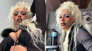 In pics: Doja Cat flaunts her incredible physique in a black dress