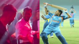 In Pics: Hardik Pandya and MS Dhoni caught up in mad fun with Badshah in Dubai