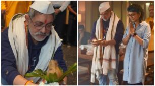 In Pics: Kiran Rao joins Aamir Khan for Kalash Puja at production house office