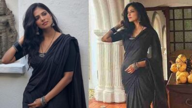 In pics: Malavika Mohanan looks elegant in her all-black saree