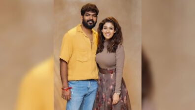 In pics: Nayanthara and Vignesh Shivan are shown in a cute photo together