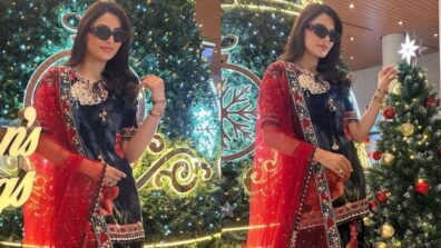 In pics: Urvashi Rautela gives Desi Kudi vibes in Mirror Geometry printed suit