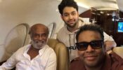 In picture: Rameen shared a picture with A R Rahman and Rajinikanth on flight