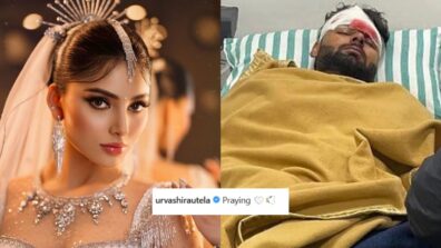 Is Urvashi Rautela praying for Rishabh Pant?