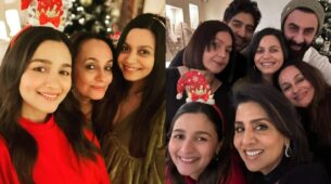 It’s ‘Merry Christmas’ from Ranbir Kapoor, Alia Bhatt and family