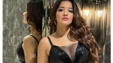 It’s Time To Rock: Bhojpuri diva Monalisa burns hearts in black shimmery deep-neck outfit, see photos