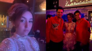 IWMBuzz Celeb Bash 2022: Ashnoor Kaur parties hard with Randeep Rai and Raj Anadkat, see inside pics