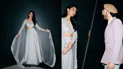 Jacqueline Fernandez shines with divine glow in grey lehenga choli, see pictures 