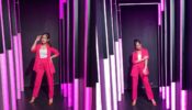 Jannat Zubair Rahmani is ‘ishq’ vibes in pink pantsuit, Anushka Sen comments