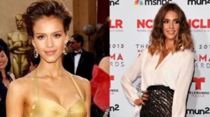 Jessica Alba Looks Show Stealing Hot In Sequins Gowns At The Red Carpet