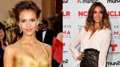 Jessica Alba Looks Show Stealing Hot In Sequins Gowns At The Red Carpet