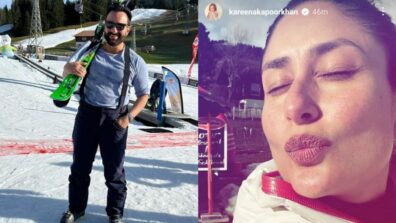 Kareena Kapoor and Saif Ali khan in Switzerland for New Year Celebration; see pics