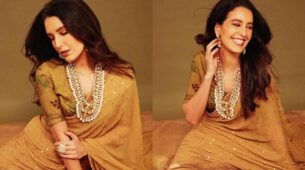 Katrina Kaif’s Sister Isabelle Kaif Looks Royal Queen In Yellow Saree With Heavy Neckpiece