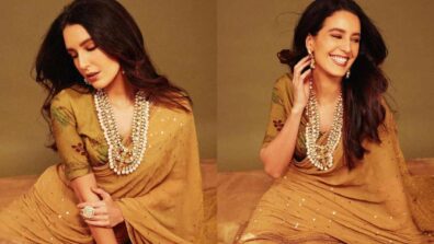 Katrina Kaif’s Sister Isabelle Kaif Looks Royal Queen In Yellow Saree With Heavy Neckpiece